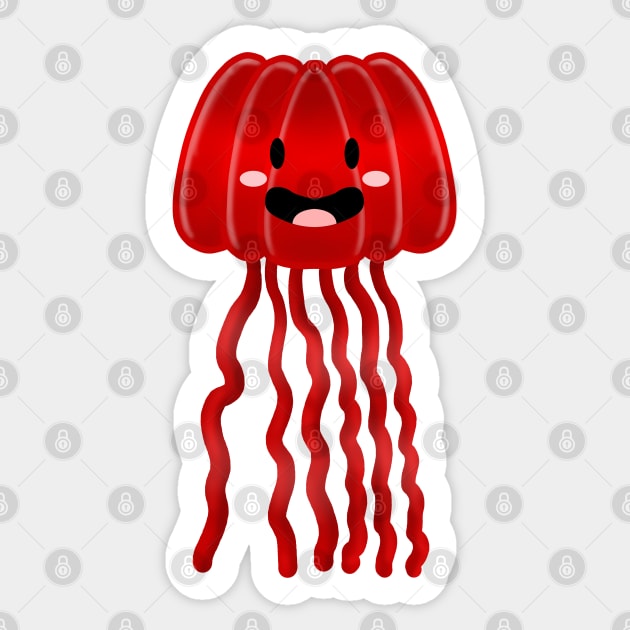 JELLY FISH Sticker by droidmonkey